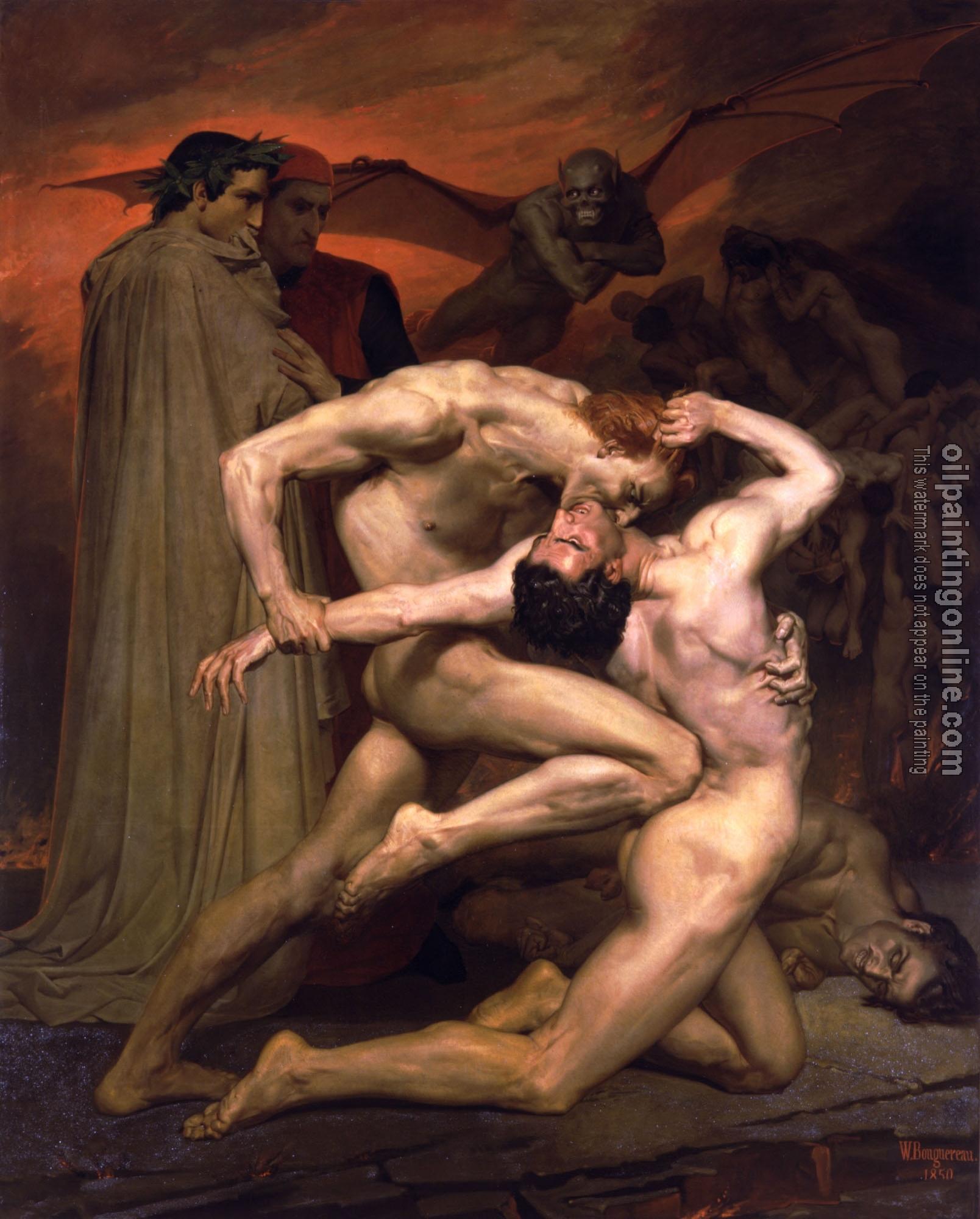 Bouguereau, William-Adolphe - Dante and Virgil in Hell